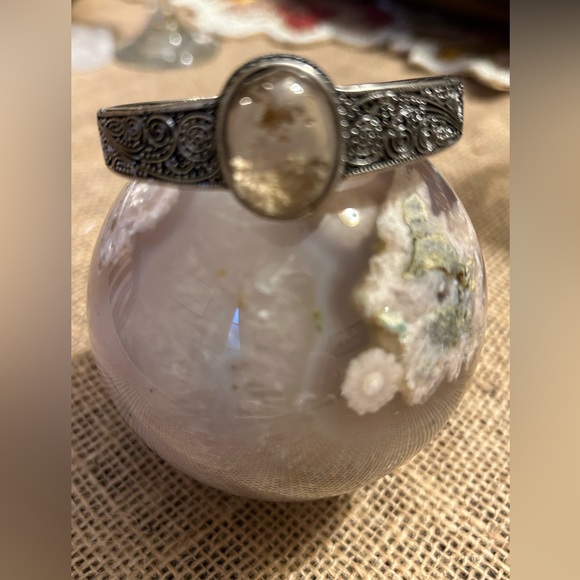 Garden Quartz Cuff Bracelet - Picture 6 of 6